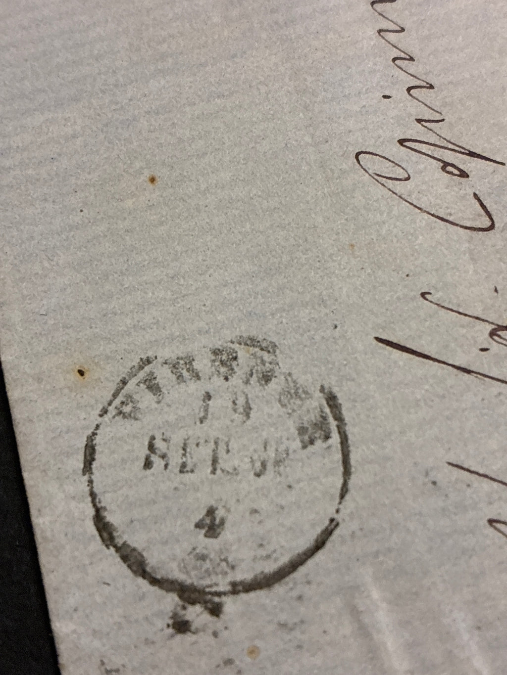 Lettera da Firenze a Massa Marittima (1865) con 15 centesimi Matraire Secondo Tipo della Collezione Curzio Batini