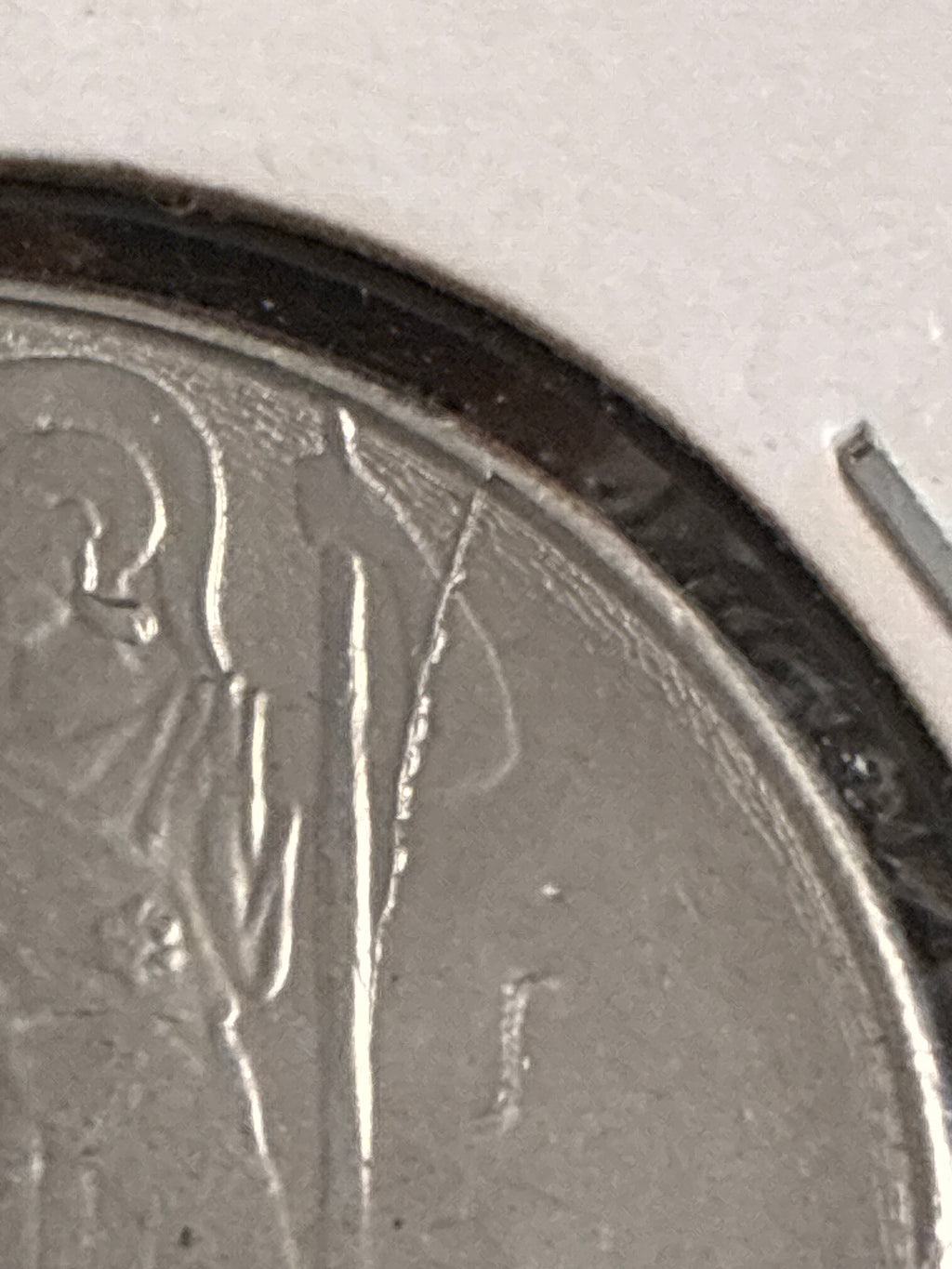 100 LIRE 1978 MINERVA CON ERRORE CONIO - FRATTURA A SCALINO