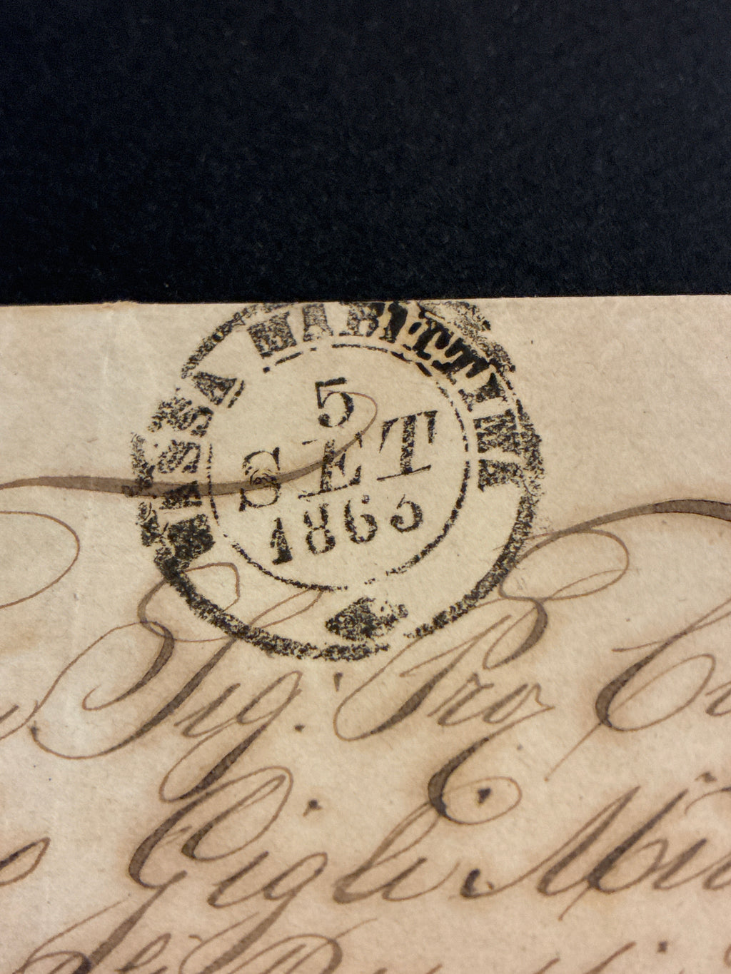 Busta 05/09/1863 Regno d'Italia 15 C. Litografico II Tipo da Massa Marittima a Firenze con Transito Livorno e Lineare Batini
