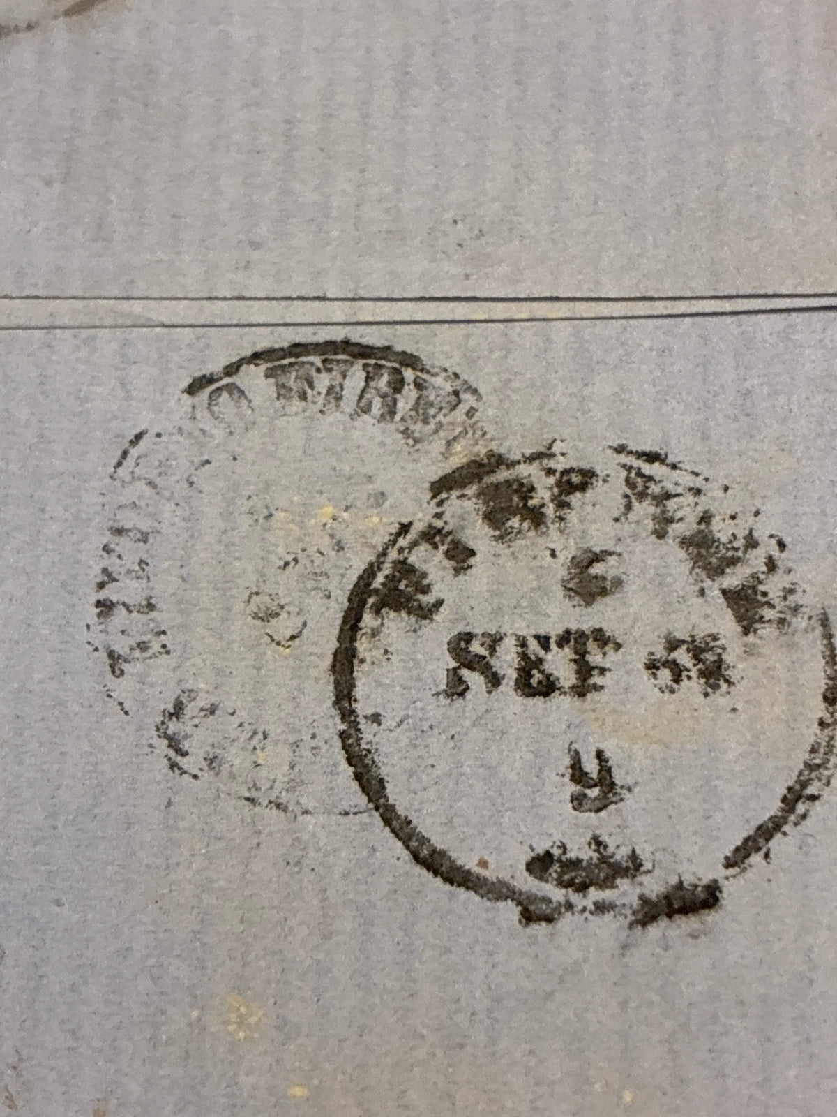 Lettera del Regno d'Italia (1863) con 15 c. del secondo tipo ex coll. Curzio Batini, da Massa Marittima per il circondario di Valpiana (Follonica) con transito Ambulante