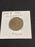 200 lire del 1994 Carabinieri falso d'epoca per la circolazione