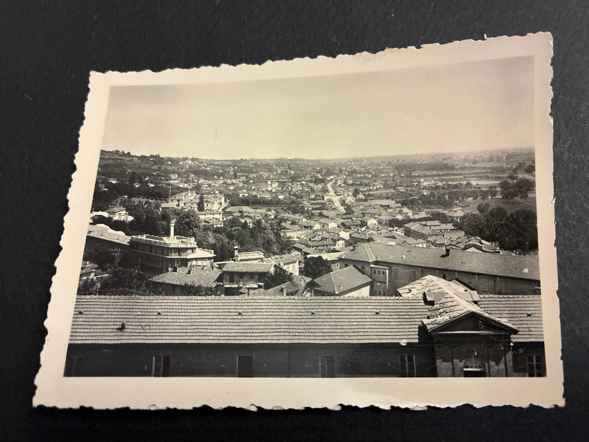FOTO EPOCA ANNI 30 PANORAMA VEDUTA DALL'ALTO CITTÀ DI COMO ARCHIVIO DABALÀ