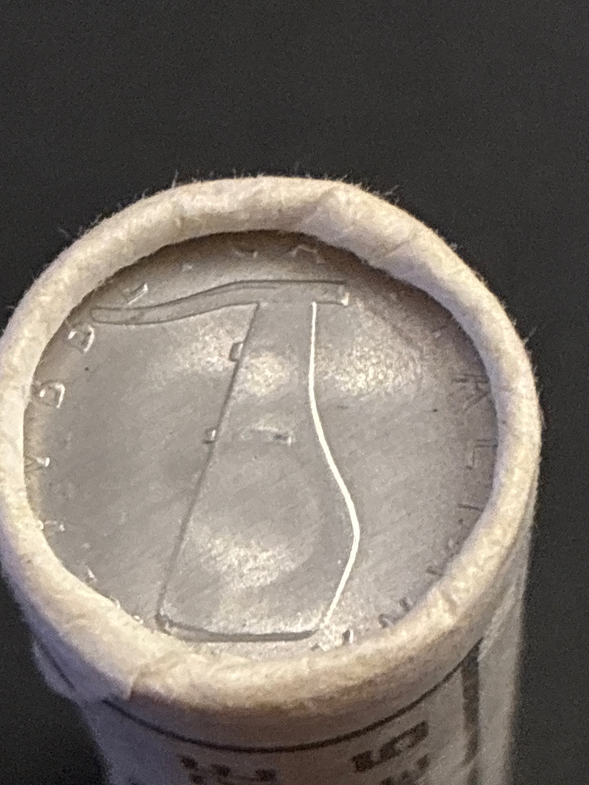 5 lire 1983: Rotolino originale della Zecca da 50 pezzi in Fior di Conio