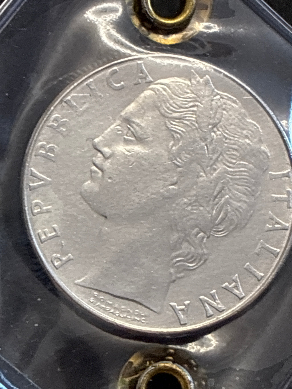 100 Lire 1979 Minerva Manca L'Orecchio Periziata SPL