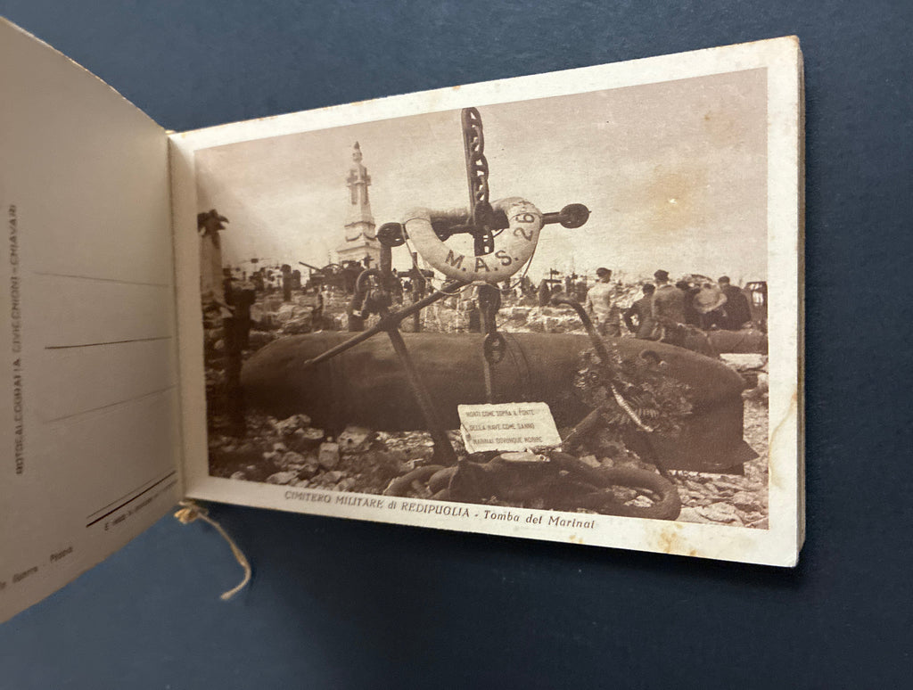 Blocco di 13 Cartoline Redipuglia Cimitero Invitti 3 Armata WWI - Senza Copertina con Difetti