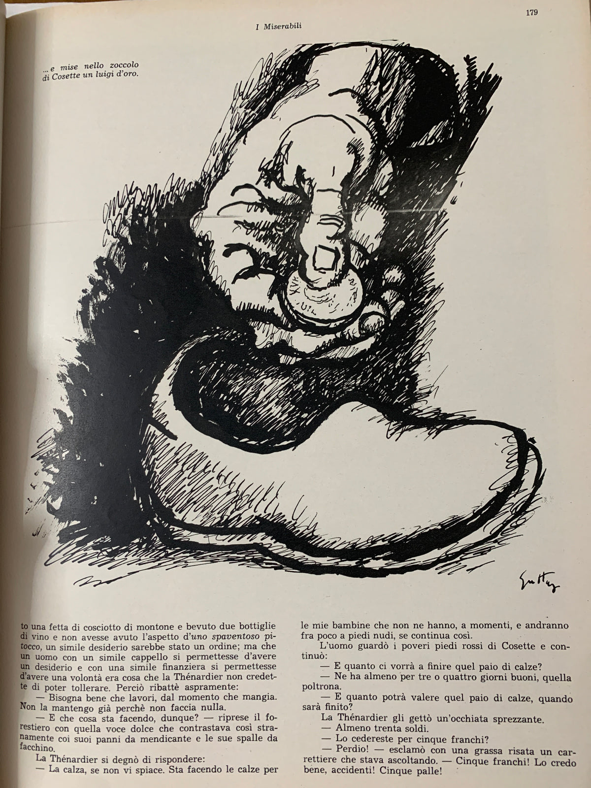Victor Hugo – I Miserabili, illustrato da Renato Guttuso (Aldo Palazzi Editore, 1965/1966)