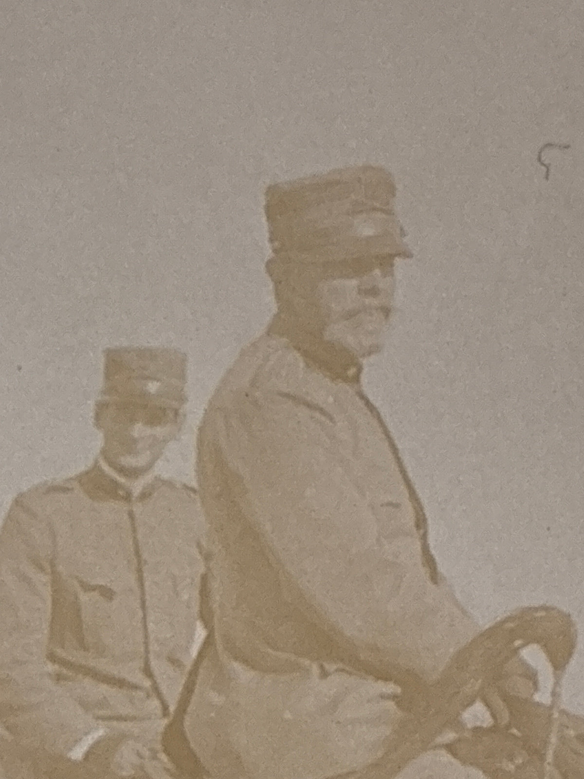 Foto Epoca Il Duca d'Aosta Emanuele Filiberto di Savoia a Cavallo con Ufficiali
