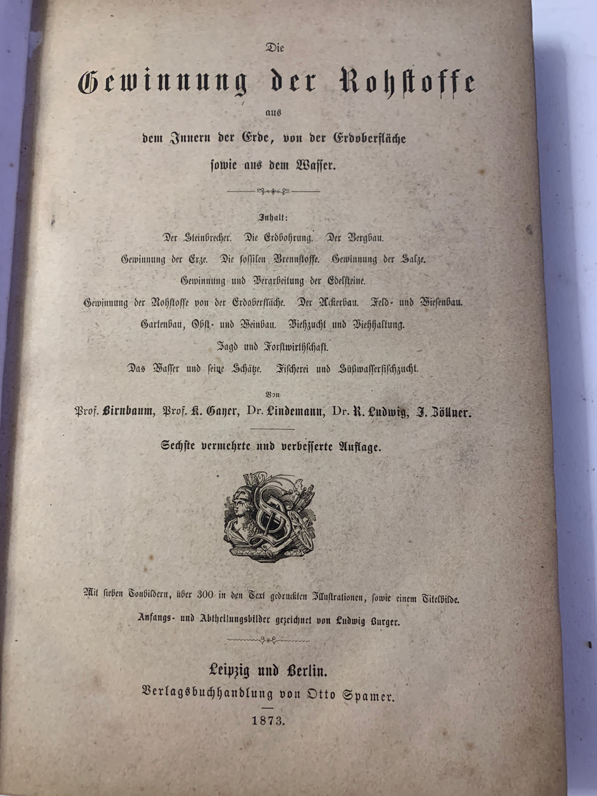 Il nuovo libro delle invenzioni, dei mestieri e delle industrie – Terzo volume: L'estrazione delle materie prime dal ventre della Terra, dalla superficie terrestre e dall'acqua (Sesta edizione, 1873)