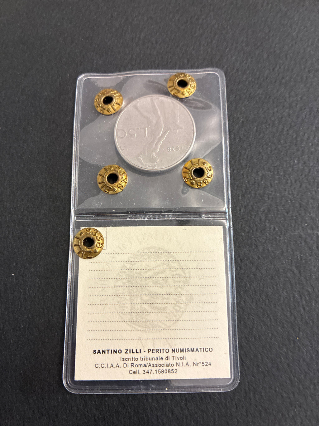 Moneta 50 Lire 1978 BB con errore di conio periziata Zilli.