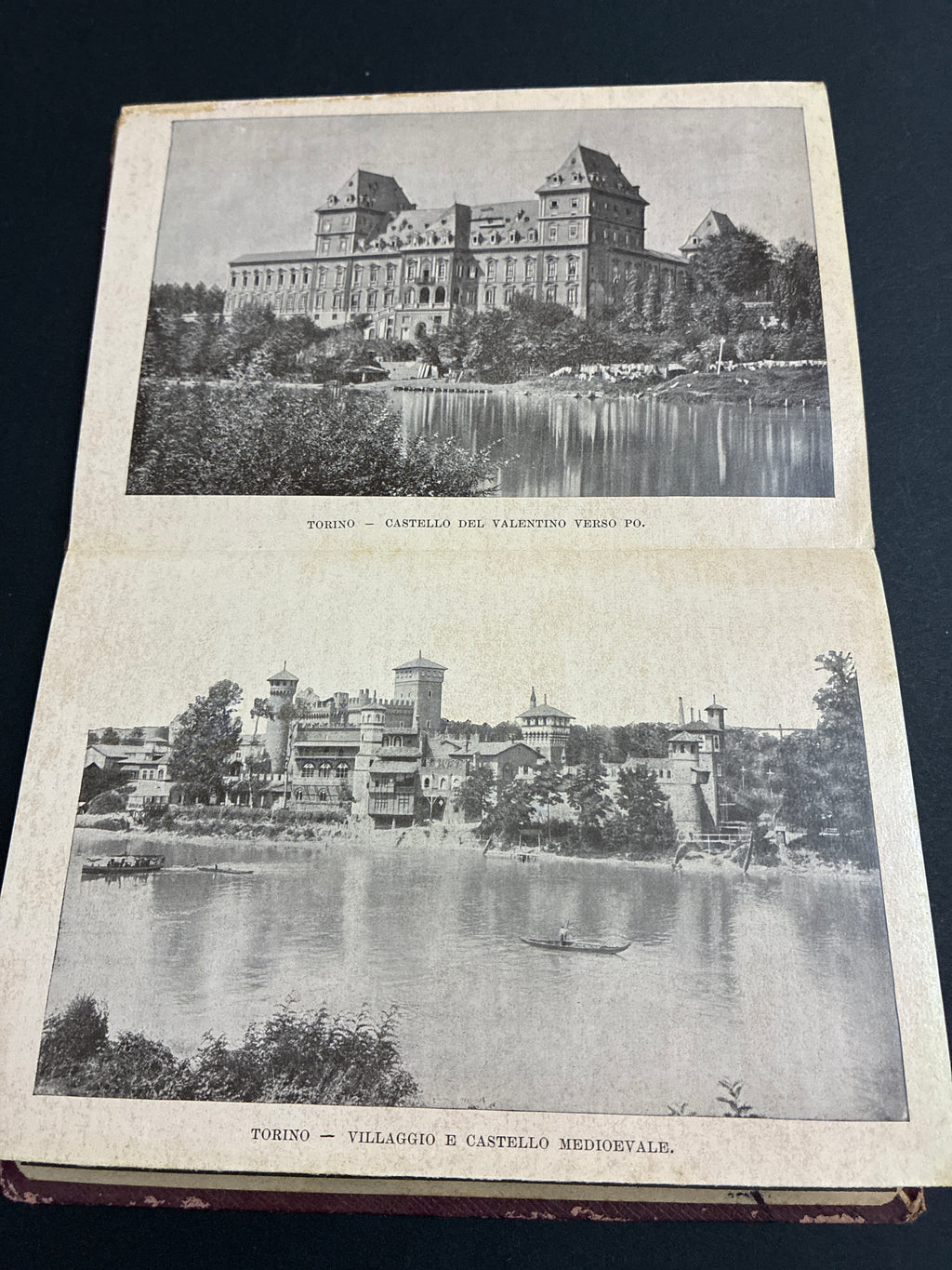 Libro d'epoca "Ricordo di Torino - 32 vedute" - Album fotografico souvenir a soffietto (circa anni 1910-1930)