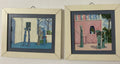 Coppia di quadretti vintage – Figure eleganti anni '20 / Stile Art Déco