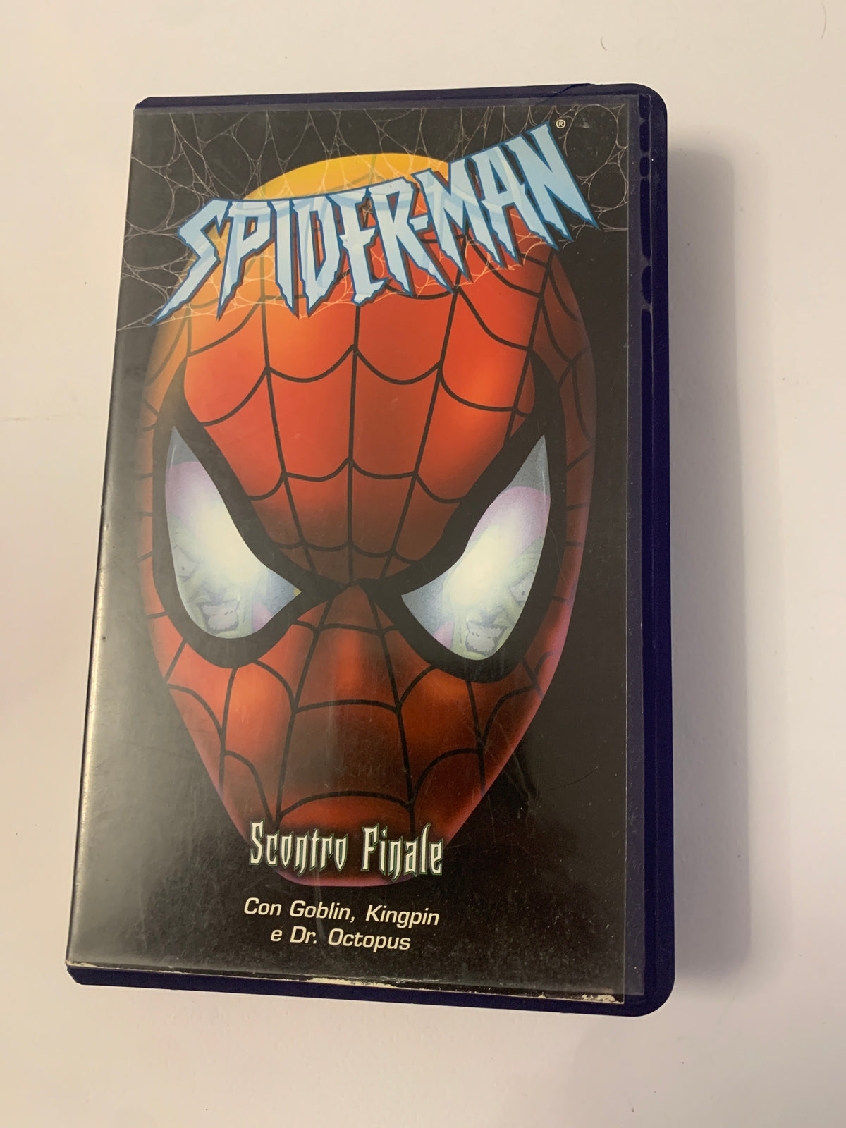 Lotto 2 VHS Marvel "L'Incredibile Hulk" e "Spider-Man - Scontro Finale" Serie Anni '90