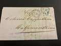 Lettera da Livorno a Massa Marittima (1863) con 15 centesimi Matraire Secondo Tipo della Collezione Curzio Batini