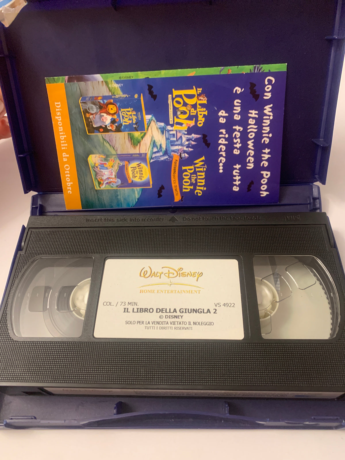 Lotto 2 VHS Walt Disney - Il Libro della Giungla e Il Libro della Giungla 2