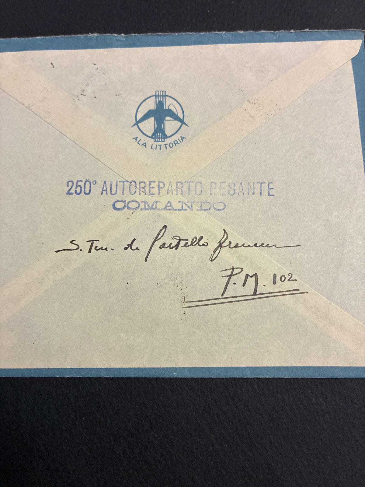 1942, Posta Militare 127: Lettera dal Fronte Russo con Descrizione del Gelo a 20 Gradi Sotto Zero tra gli Alpini, Busta di Via Aerea Ala Littoria