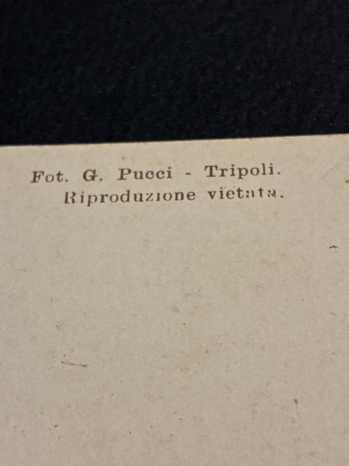 Cartolina Coloniale Libia Tripoli - Panorama dal Mare al Tramonto - Foto G. Pucci Ed. A. Traldi Milano Non Viaggiata