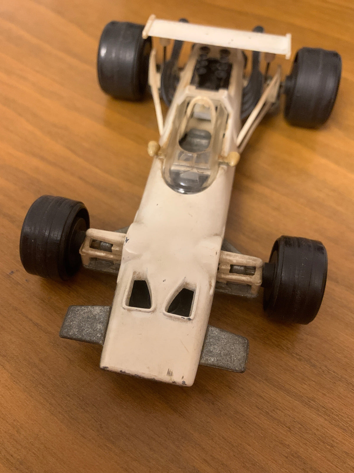Modellino Vintage Auto da Corsa Formula 1 Biancamulticolore Anni 70