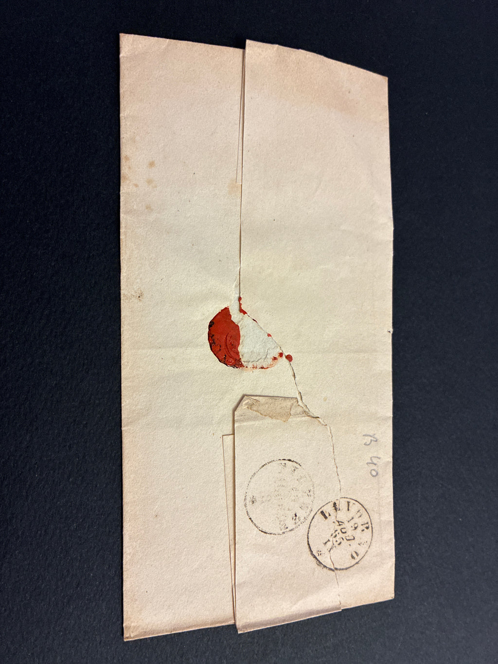 Regno d'Italia 1863 - Lettera da Piombino a Firenze con Transito a Livorno, Francobollo 15c Litografico II Tipo (Sassone 13), Sigla Batini