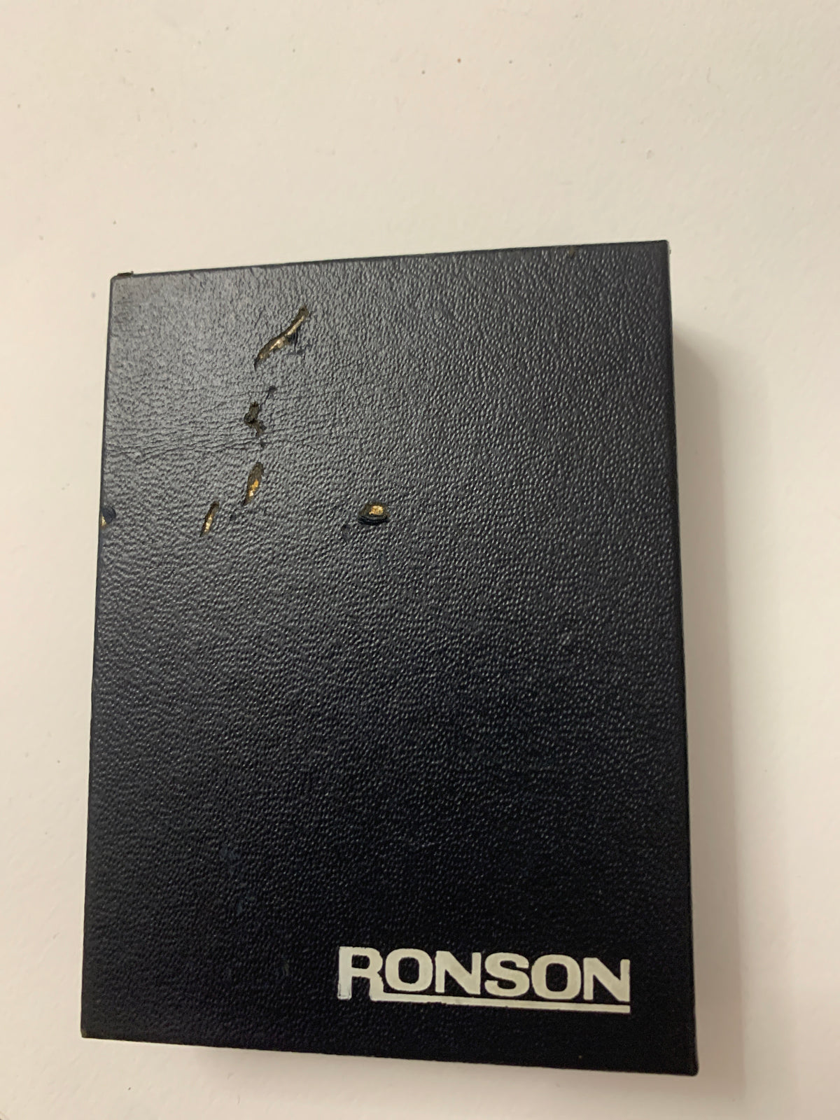 Accendino Vintage Ronson Electronic a Gas con Custodia Originale