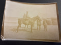 Foto Epoca Il Duca d'Aosta Emanuele Filiberto di Savoia a Cavallo con Ufficiali