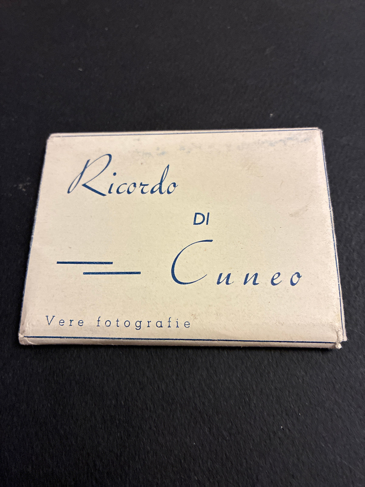 Libretto Cartoline Vintage "Ricordo di Cuneo" Vere Fotografie Bromostampa Fresia