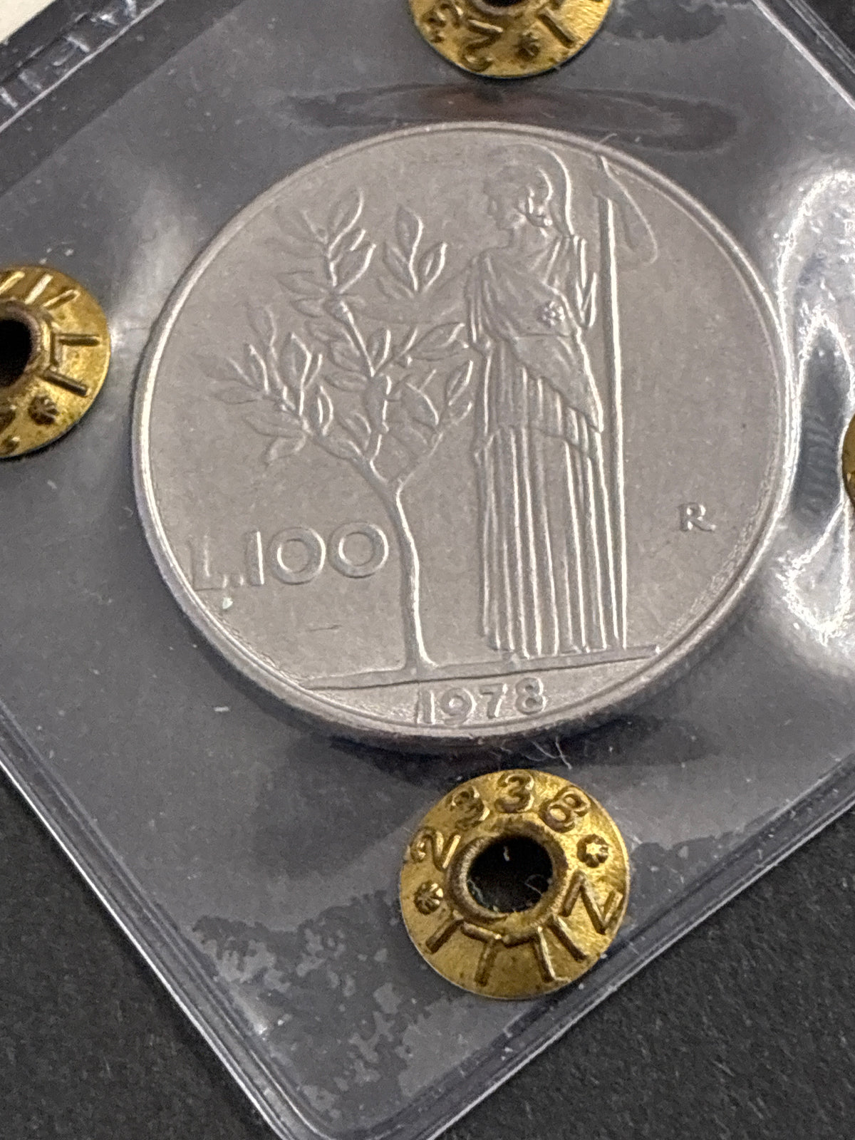 100 Lire 1978 "Rottura del Tondello dal Bordo" - Periziata