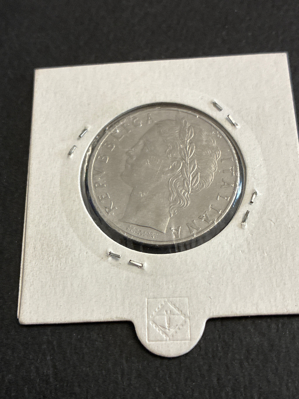 100 LIRE 1968 MINERVA - ERRORE DI CONIAZIONE: ASSE RUOTATO 35°