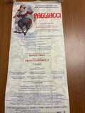 Manifesto Originale 1992 Pagliacci Teatro Opera Roma Regia Franco Zeffirelli Perfetto