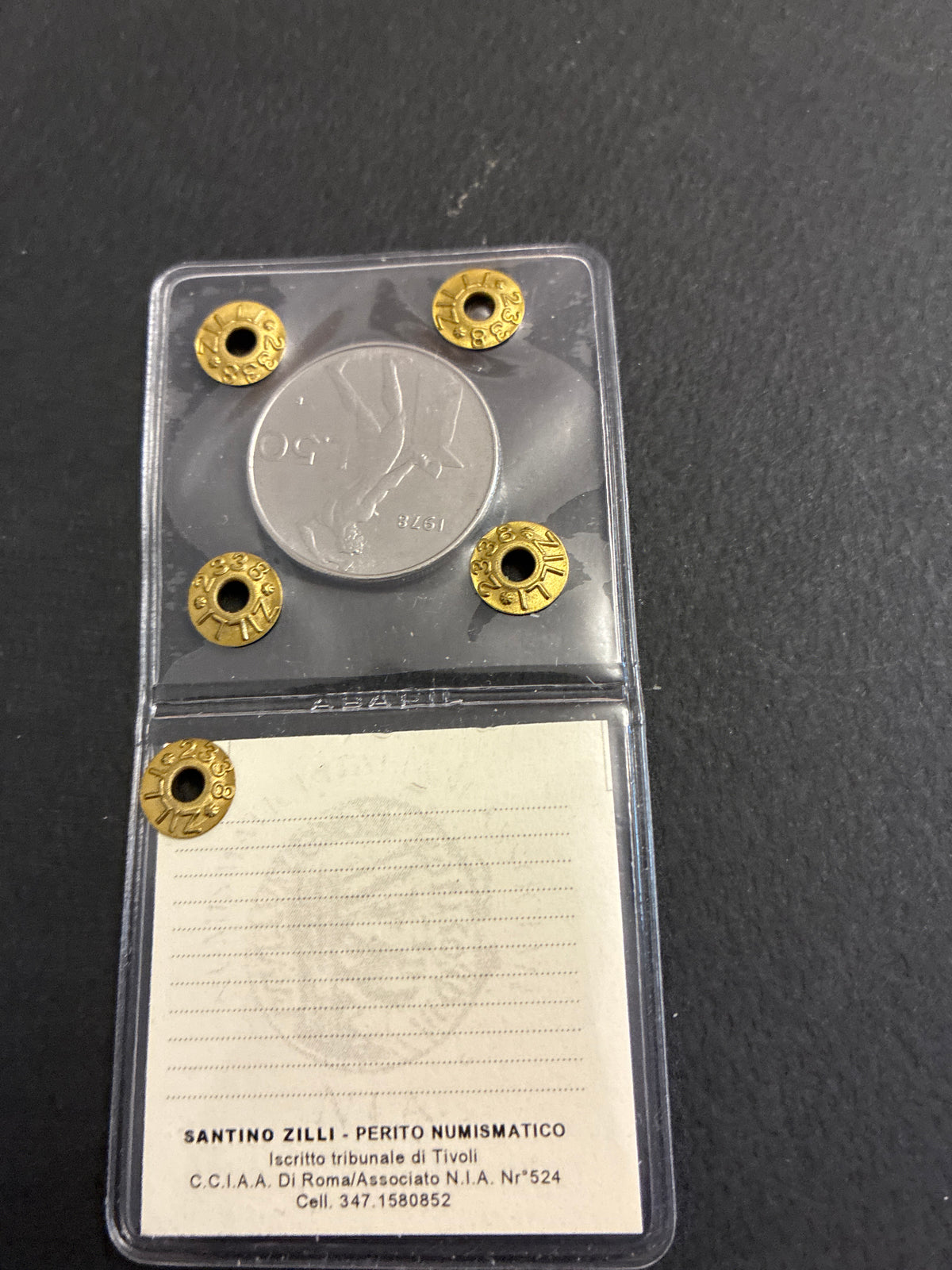 50 Lire 1978 Vulcano - Manca l'Orecchio - Periziata BB Zilli - Rif 143