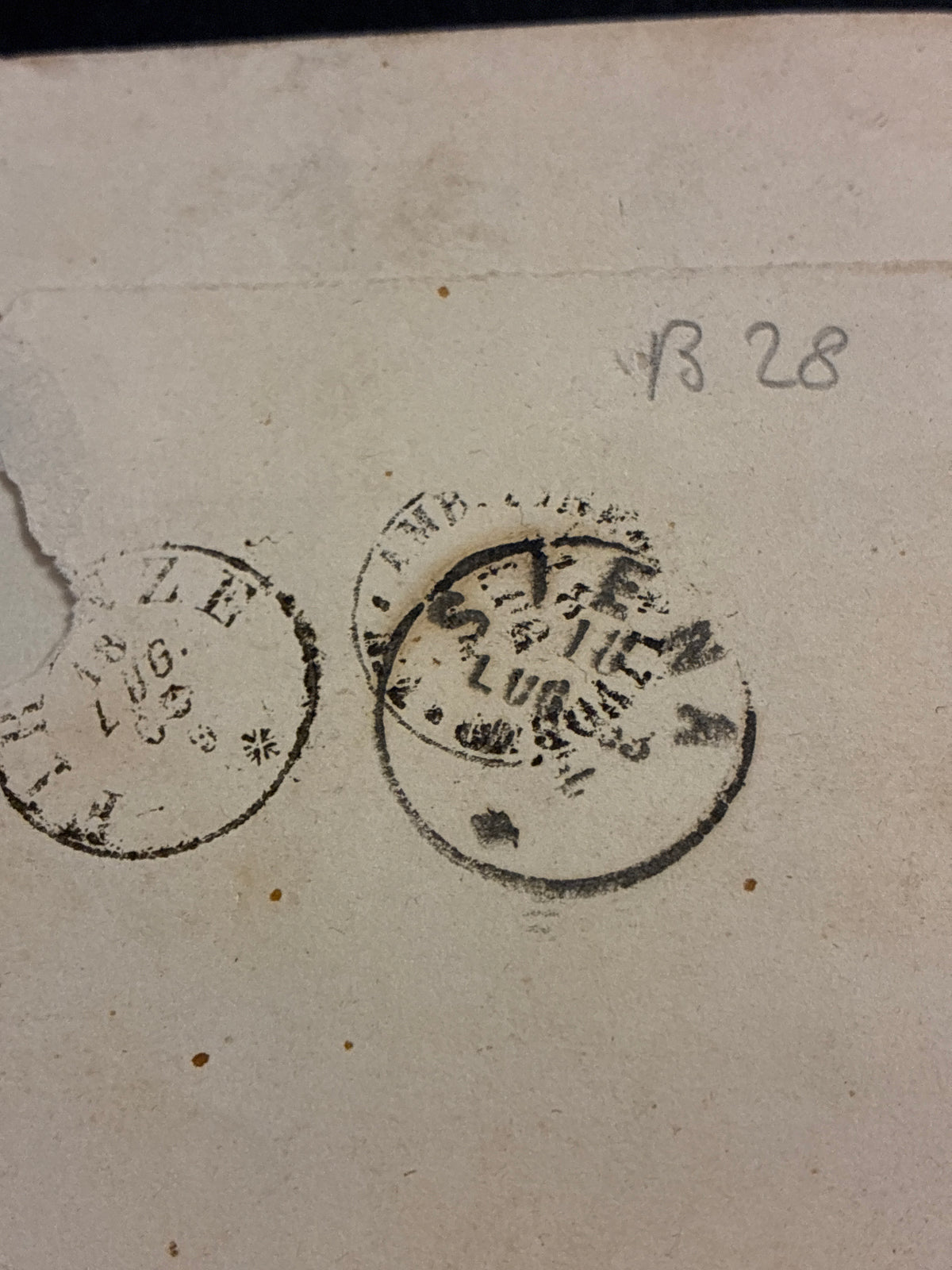 REGNO D'ITALIA 1863 - Lettera da Massa Marittima per Firenze con Timbro di Ambulante Ferroviario