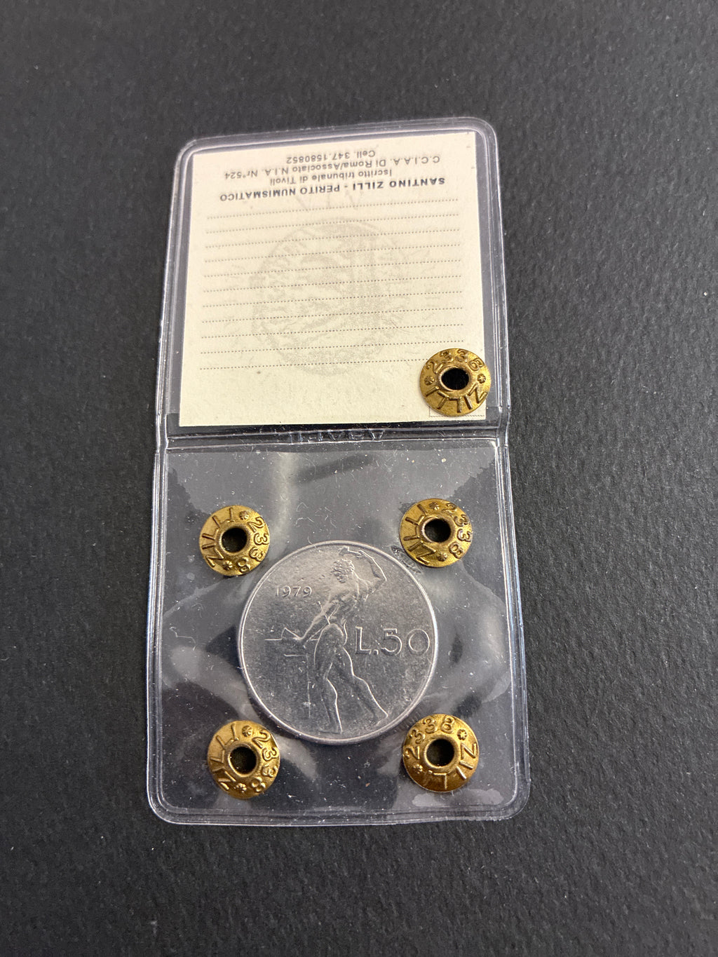 50 Lire 1978 "Vulcano" Errore Manca Segno di Zecca per Depressione in Perizia BB