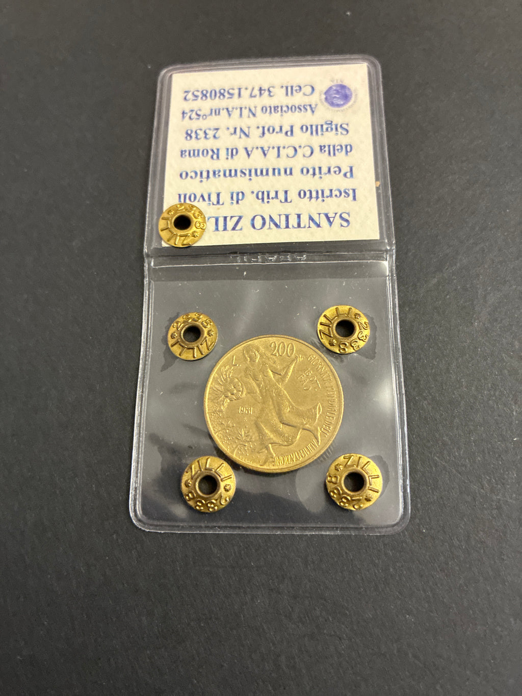 200 Lire Villa Lubin dell'81 Periziata con Errore di Conio Eccesso di Metallo