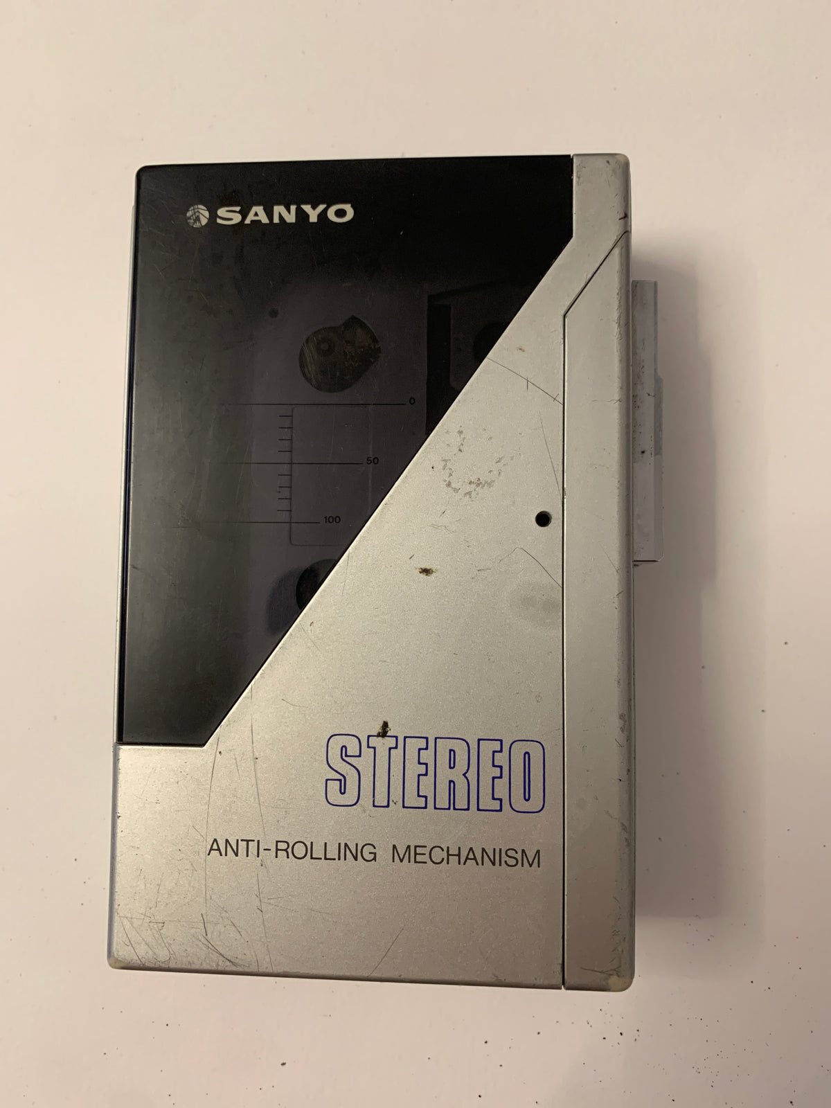 Lettore Cassette Portatile Vintage Sanyo M-G11 Stereo