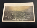 Cartolina Fotografica Militare Epoca Regio Esercito - N. 64 La Carovana Raccolta alle Spalle dell'Artiglieria - Rara Non Viaggiata