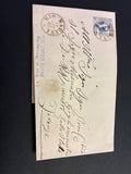 Lettera Storica 1863 da Rio Marina (Elba) a Firenze con Francobollo 15c Vittorio Emanuele II
