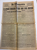 Quotidiano Storico IL MOMENTO 1 Maggio 1945 - Rara Edizione Originale "Come Giustiziai Mussolini" (Autopsia e Caduta del Fascismo)