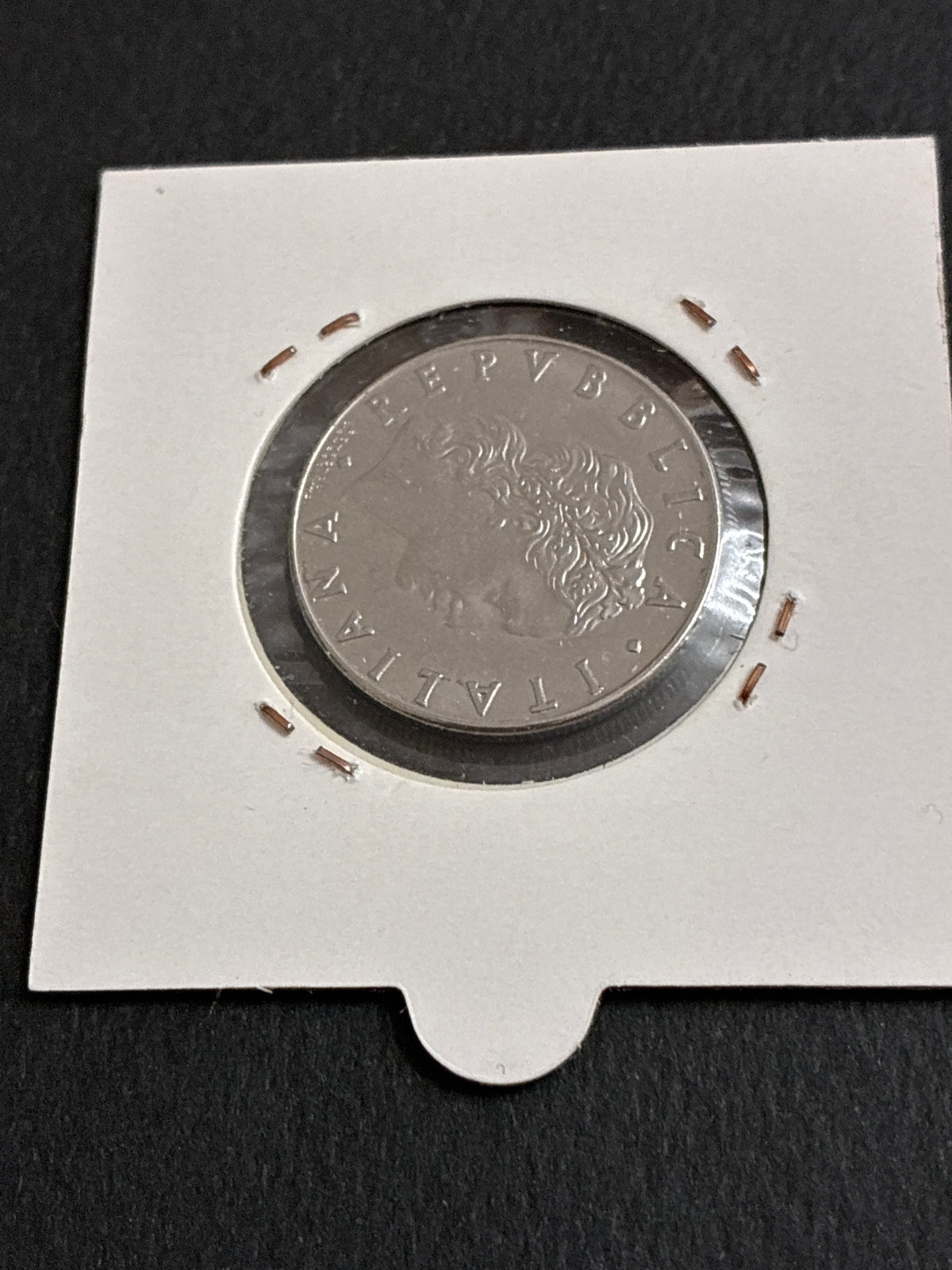 50 Lire 1987 Vulcano Repubblica Italiana - Errore di conio Asse Ruotato di 100°