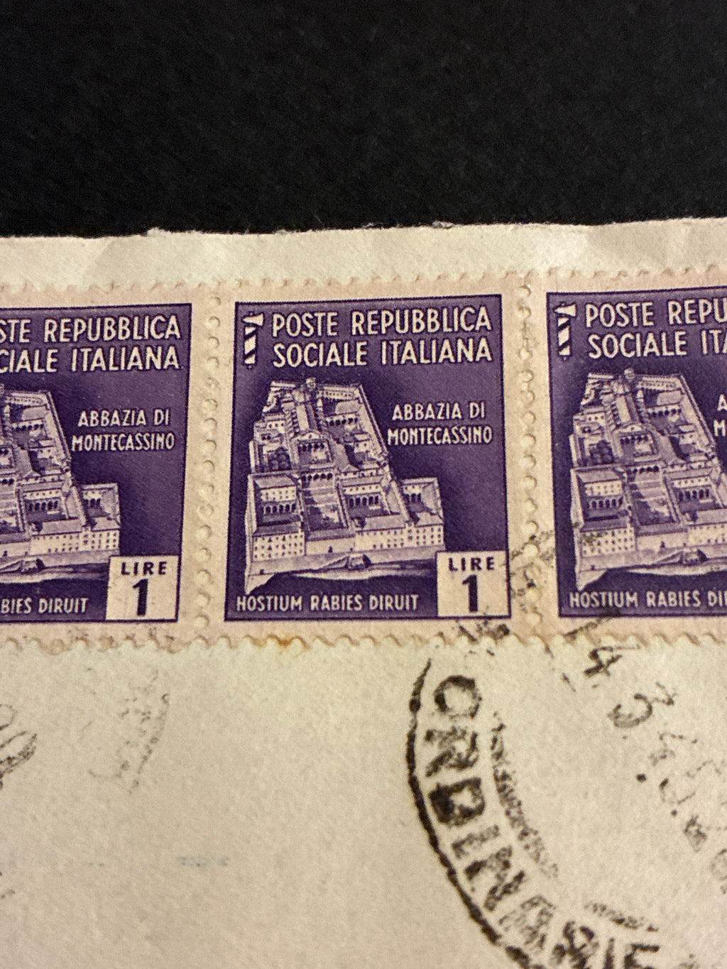 Repubblica Sociale Italiana: lettera da Genova per città del 14 marzo 1945 affrancata con serie Monumenti Distrutti e serie Propaganda di Guerra in esatta tariffa da 3,50 Lire
