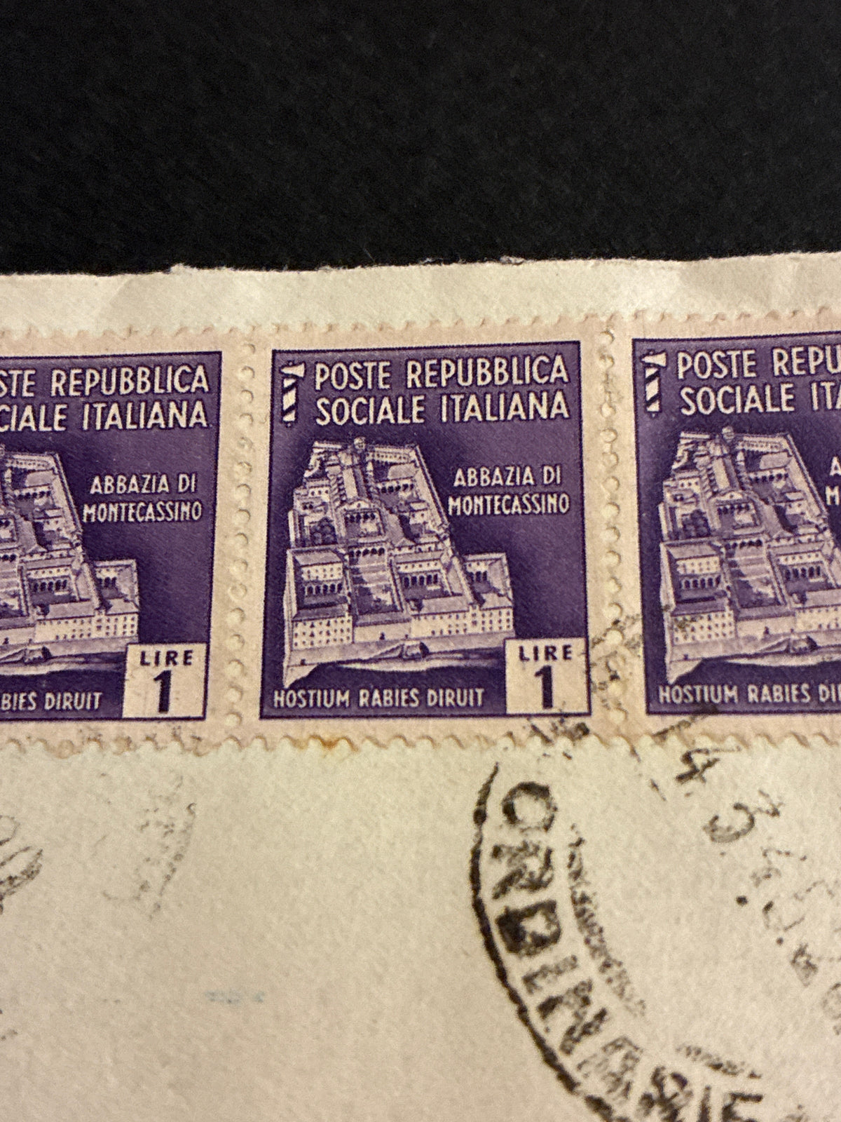 Repubblica Sociale Italiana: lettera da Genova per città del 14 marzo 1945 affrancata con serie Monumenti Distrutti e serie Propaganda di Guerra in esatta tariffa da 3,50 Lire