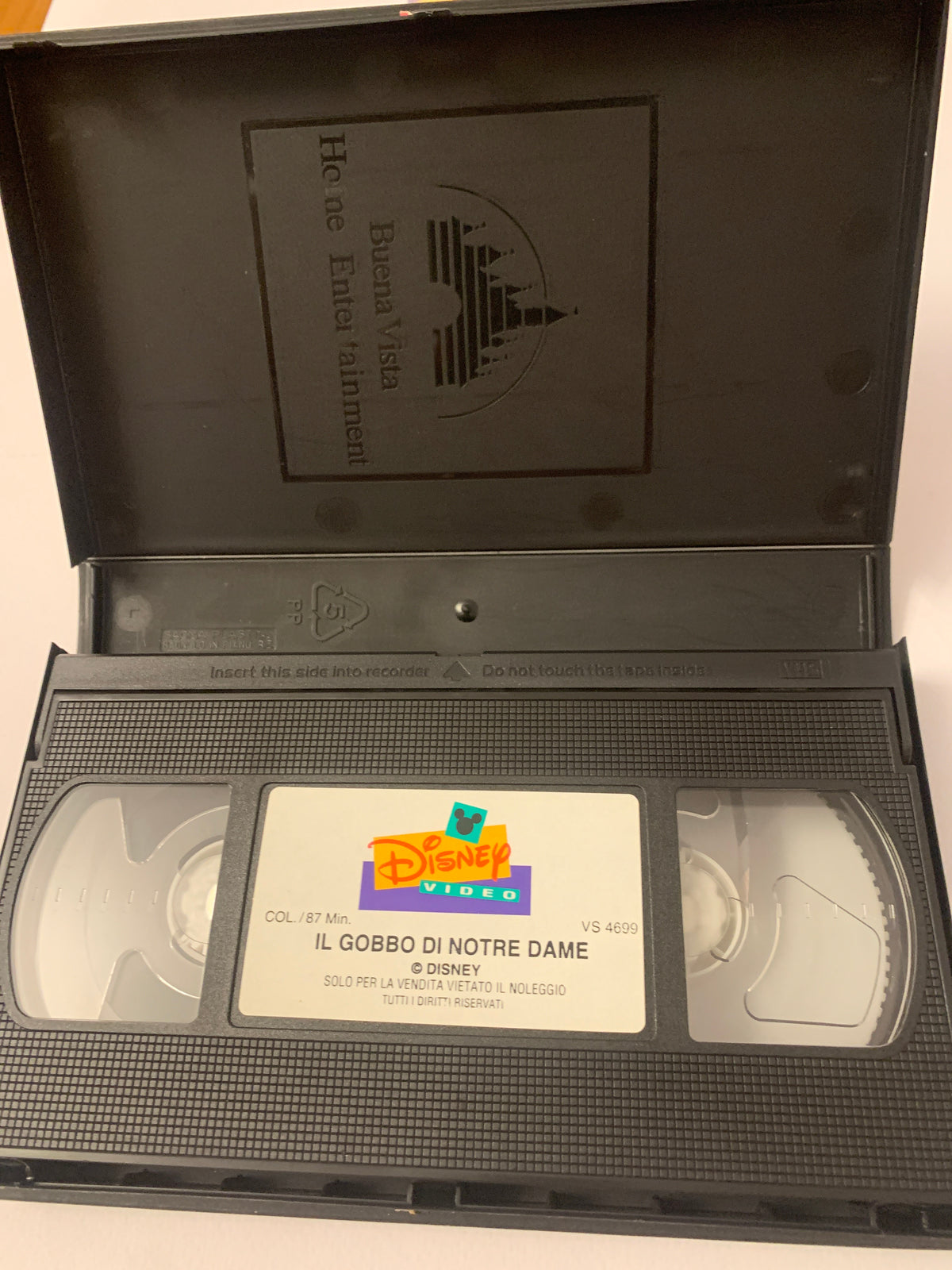 Lotto 2 VHS Walt Disney I Classici - Il Gobbo di Notre Dame e La Bella e la Bestia