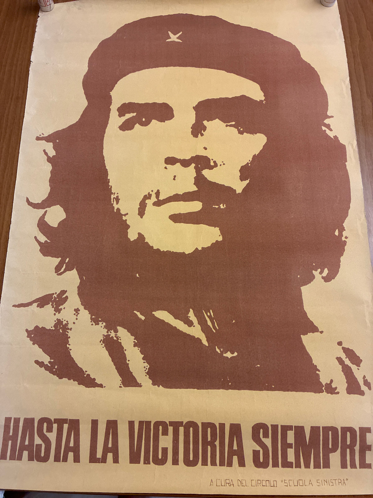 Manifesto politico originale d'epoca Che Guevara - Stampa militante Circolo "Scuola Sinistra"