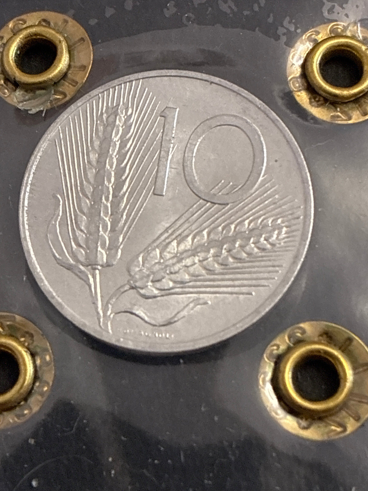 Moneta 10 Lire 1951 "Spighe" in Perizia FDC