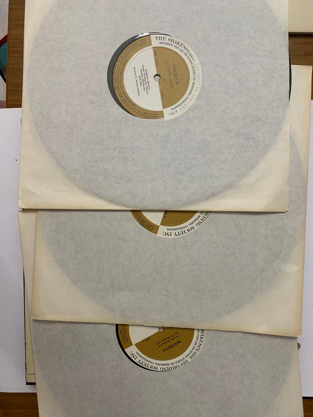William Shakespeare, The Tragedy of Macbeth - The Shakespeare Recording Society / Caedmon Production (SRS 231)