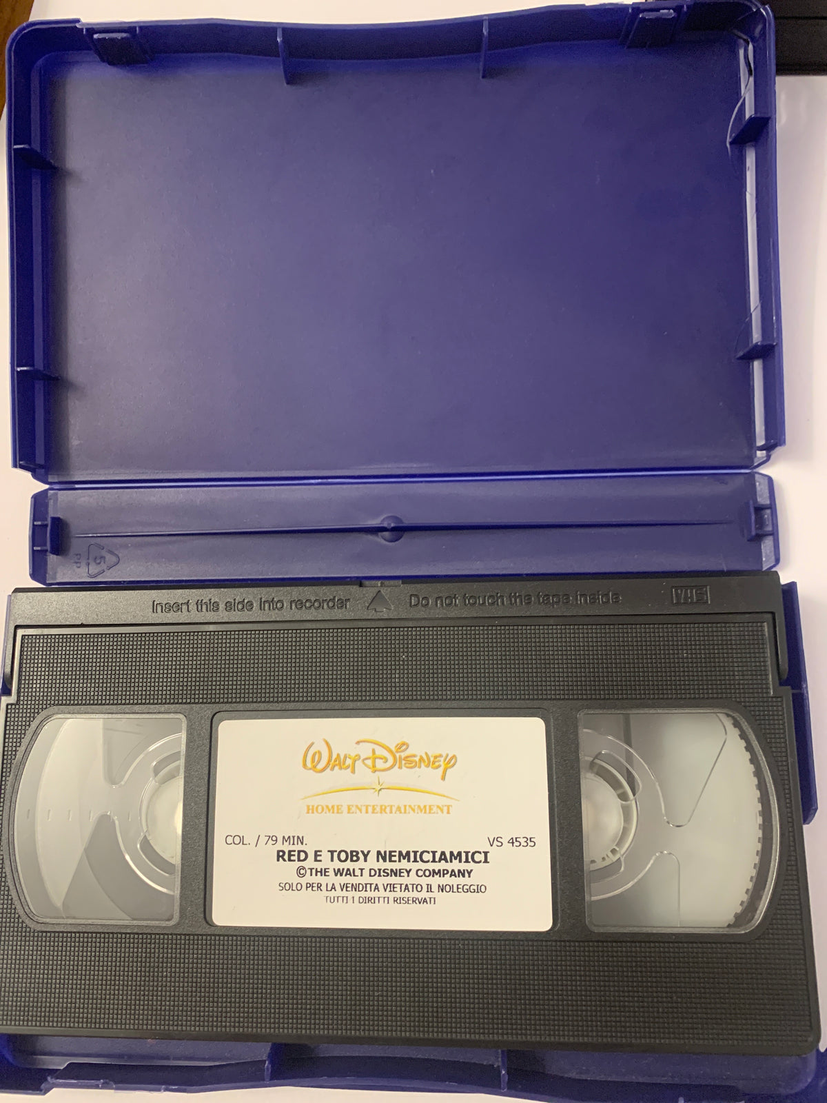 Lotto 4 VHS Classici Walt Disney - Il Gobbo di Notre Dame II, Pocahontas, Red e Toby, Biancaneve
