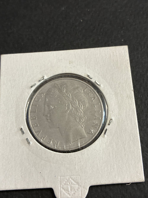 100 LIRE 1963 MINERVA - ERRORE DI CONIAZIONE: ASSE RUOTATO 340°