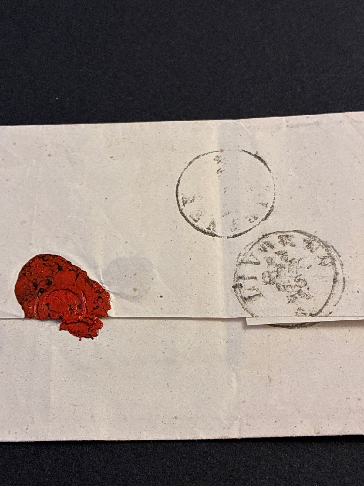 REGNO D'ITALIA 1863 - Lettera con Francobollo 15 Centesimi Litografico II Tipo e Sigillo in Ceralacca