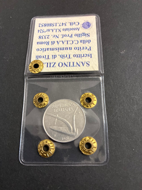10 Lire Spiga dell'81 Periziata con Errore di Conio Asse Ruotato 45°