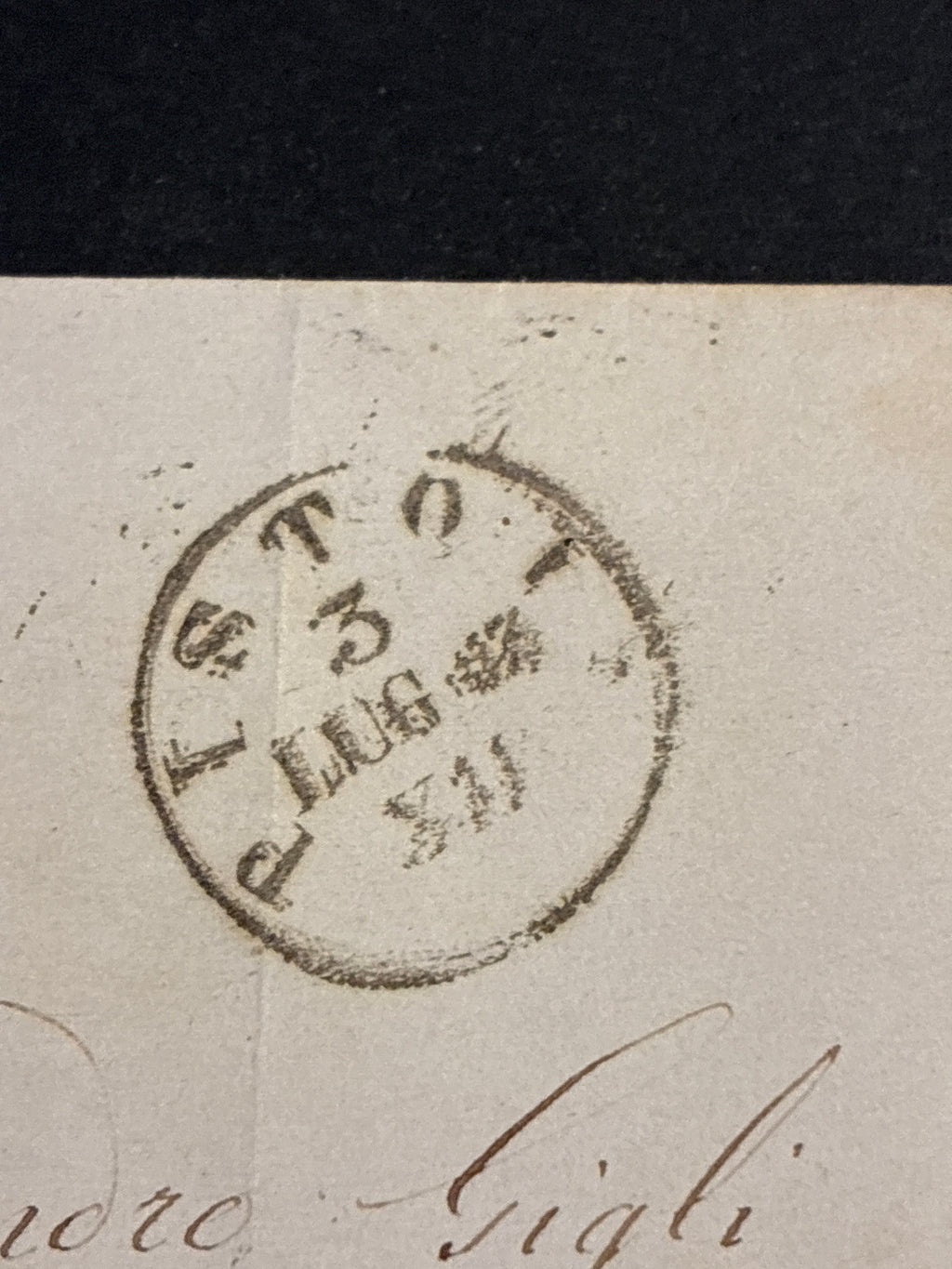 REGNO D'ITALIA 1863 - Lettera da Pistoia per Firenze con 15 Centesimi Litografico II Tipo