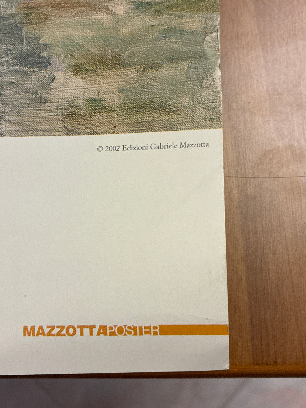 Manifesto Originale Cézanne Vittoriano 2002 "Mazzotta Poster" Fuori Catalogo