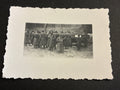 Foto Personale Regio Esercito in Cappotto e Macchinario Militare Carlo Dabalà